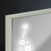 Зеркало "нежность" с LED подсветкой в алюминиевой рамке